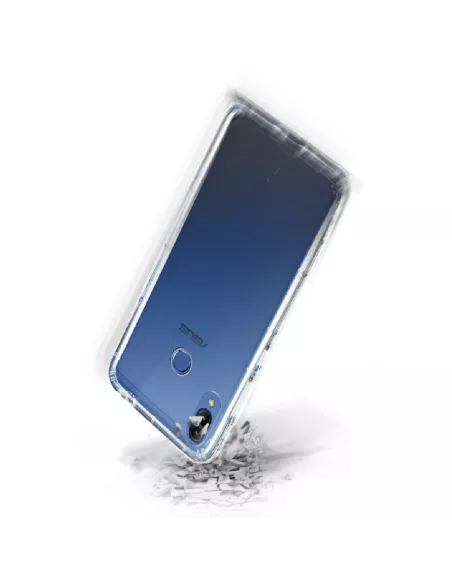 Zenfone Max M2 (ZB633KL) Pack Shockproof Case + Screen Protector 9H...