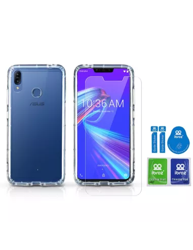 Zenfone Max M2 (ZB633KL) Pack Shockproof Case + Screen Protector 9H...