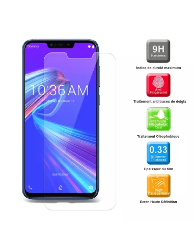 Zenfone Max M2 (ZB633KL) Pack Coque antichocs + Protection écran 9H...