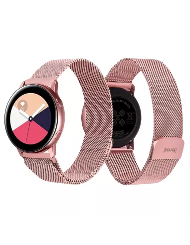 Samsung / Huawei Watch Stainless Steel Milanese Mesh Bracelet - Rose Gold ...