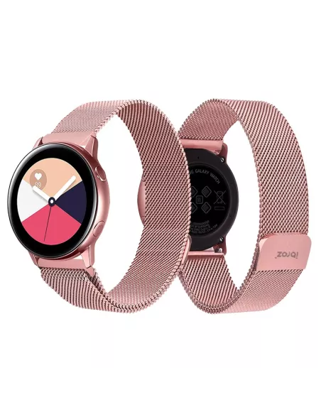 Samsung / Huawei Watch Stainless Steel Milanese Mesh Bracelet - Rose Gold ...