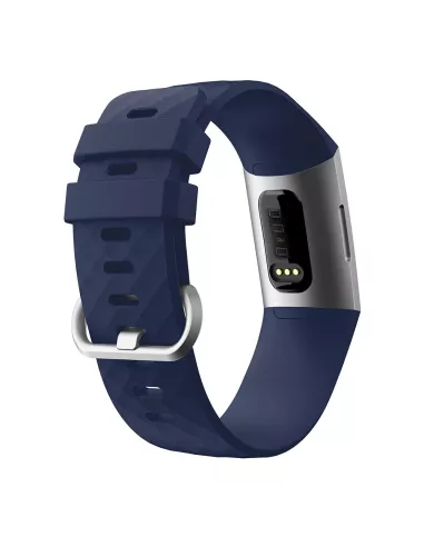 Diamond Sport Wristband Fitbit Charge 3/4 - Navy Blue | Ibroz