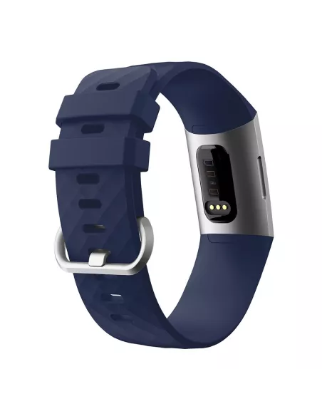 Diamond Sport Wristband Fitbit Charge 3/4 - Navy Blue | Ibroz