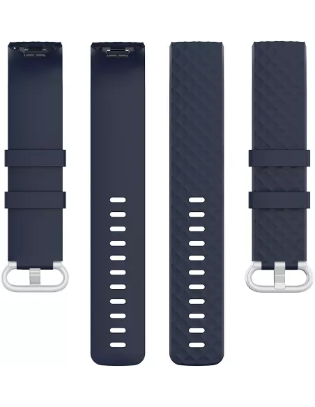 Diamond Sport Wristband Fitbit Charge 3/4 - Navy Blue | Ibroz