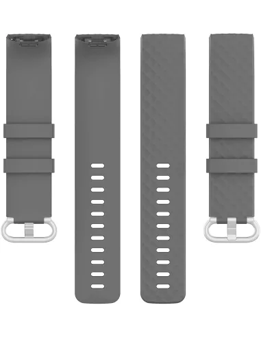 Diamond Sport Wristband Fitbit Charge 3/4 - Grey | Ibroz