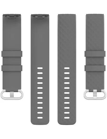 Bracelet Sport Diamant Fitbit Charge 3/4 - Gris | Ibroz
