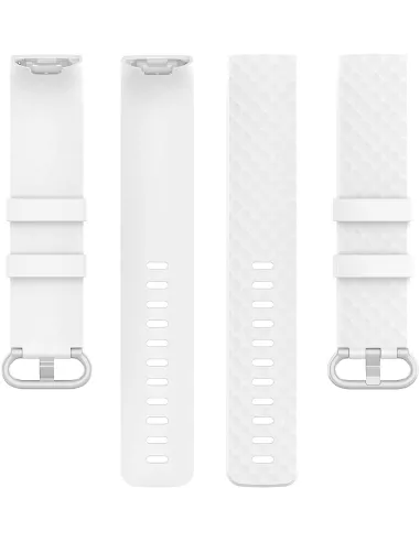 Diamond Sport Wristband Fitbit Charge 3/4 - White | Ibroz