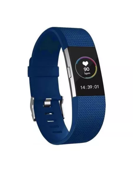 Fitbit Charge 2 Sport Wristband - Navy Blue | Ibroz