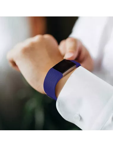 Bracelet Sport Fitbit Charge 2 - Bleu Marine | Ibroz