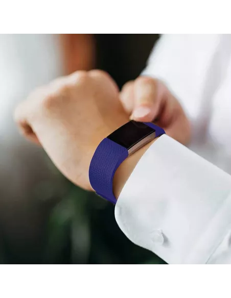 Bracelet Sport Fitbit Charge 2 - Bleu Marine | Ibroz