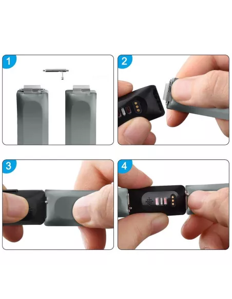 Sport Wristband Fitbit Inspire 1 and 2 - Black | Ibroz