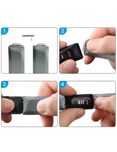 Bracelet Sport Fitbit Inspire 1 et 2 - Blanc | Ibroz