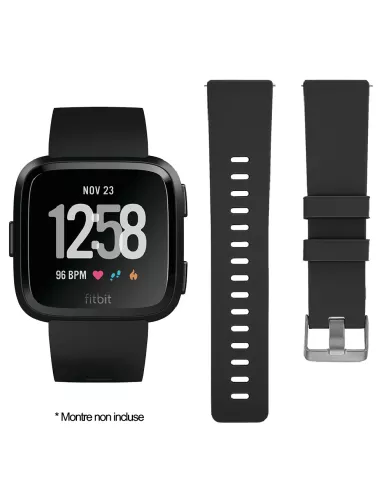 Bracelet Sport Fitbit Versa 2 / Versa Lite - Noir | Ibroz