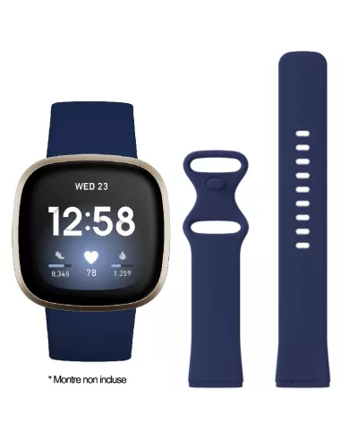 Bracelet Sport Fitbit Versa 3 et Sense - Bleu | Ibroz