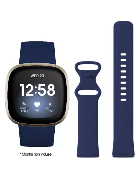 Bracelet Sport Fitbit Versa 3 et Sense - Bleu | Ibroz