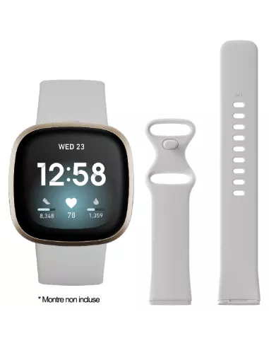 Sport Wristband Fitbit Versa 3 and Sense - White | Ibroz