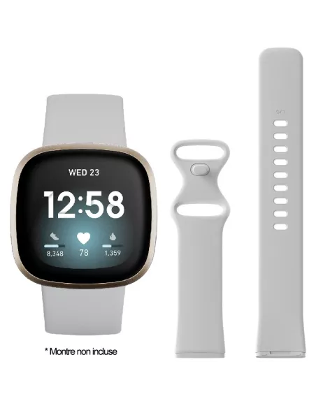 Sport Wristband Fitbit Versa 3 and Sense - White | Ibroz