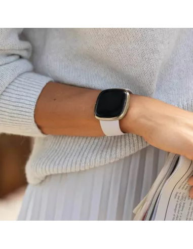 Bracelet Sport Fitbit Versa 3 et Sense - Blanc | Ibroz