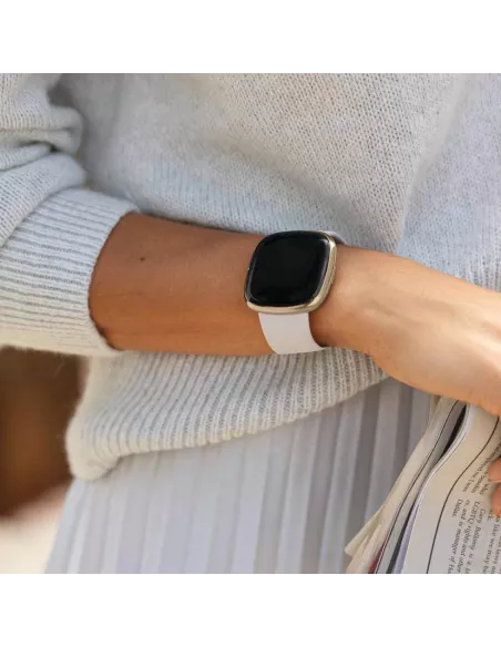 Bracelet Sport Fitbit Versa 3 et Sense - Blanc | Ibroz