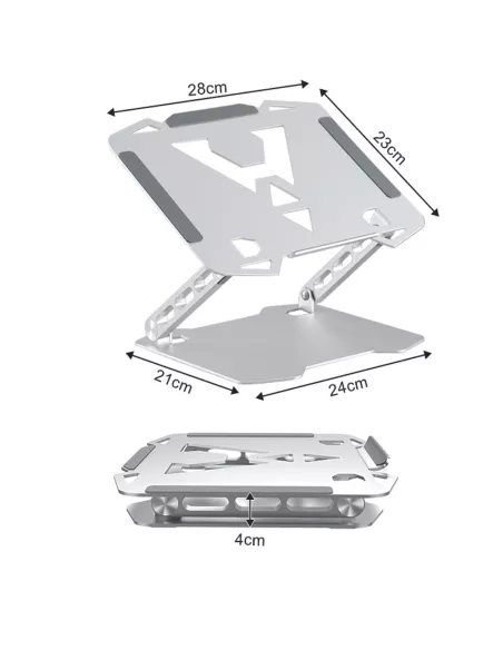 Support de bureau double bras pour PC Portable et MacBook | Ibroz