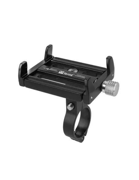 Smartphone holder for road bike Metal - Black | Ibroz