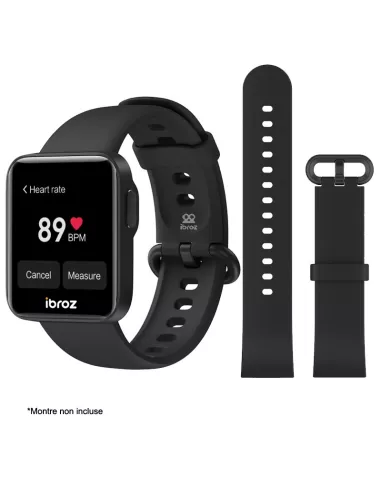 Bracelet Sport pour Xiaomi Mi Watch Lite - Noir | Ibroz