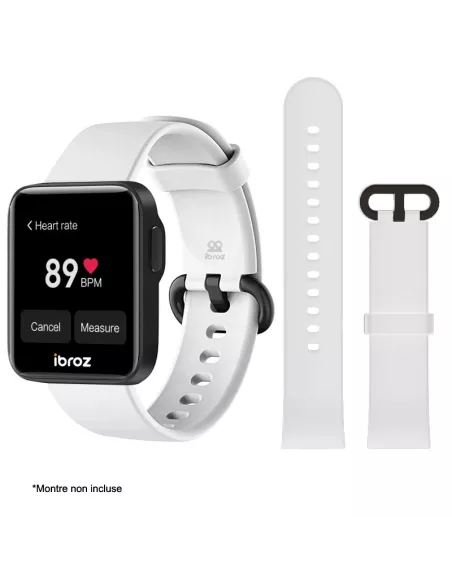 Bracelet Sport pour Xiaomi Mi Watch Lite - Blanc | Ibroz