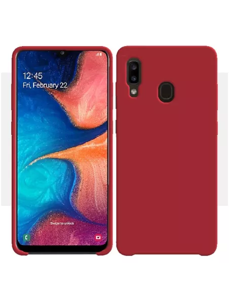 Galaxy A20e Coque Liquid Silicone Soft Touch | Ibroz