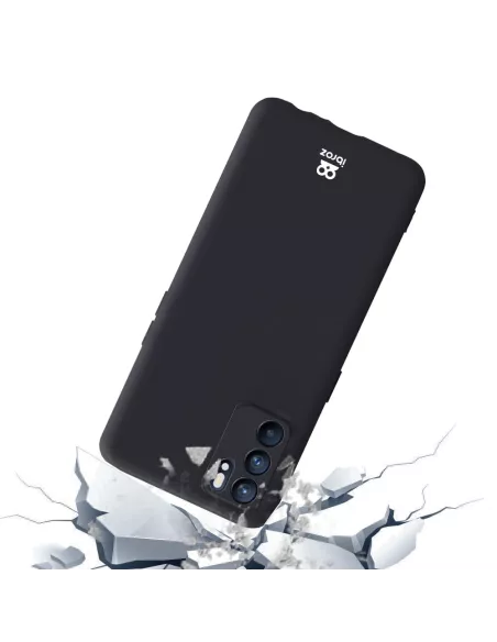 Oppo Reno 6 Liquid Silicone Case - Black | Ibroz