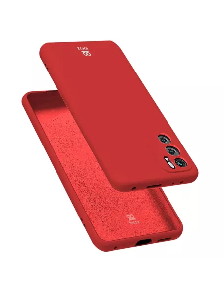Oppo Reno 6 Coque Liquid Silicone - Rouge | Ibroz