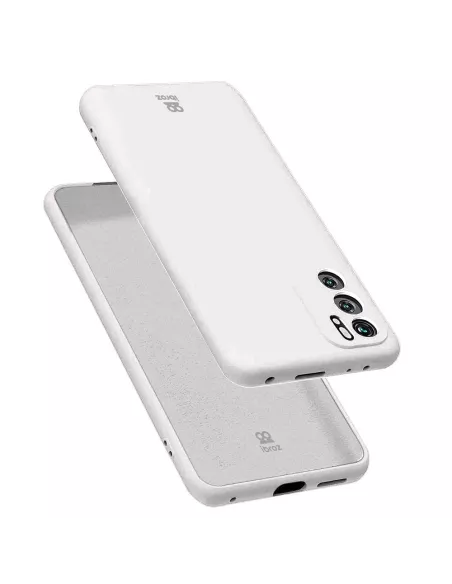 Oppo Reno 6 Coque Liquid Silicone - Blanc | Ibroz
