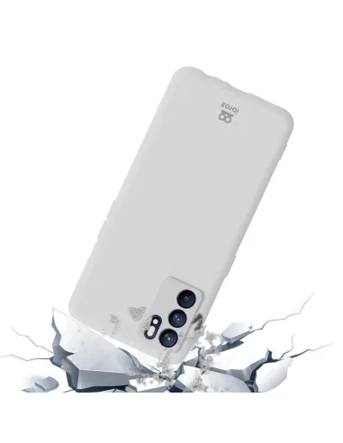 Oppo Reno 6 Coque Liquid Silicone - Blanc | Ibroz
