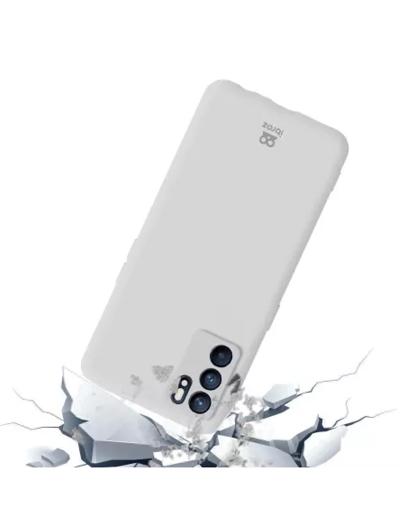 Oppo Reno 6 Liquid Silicone Cover - White | Ibroz