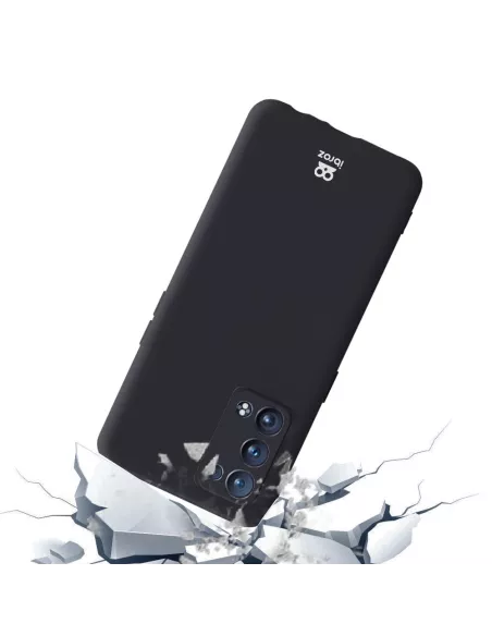 Oppo Reno 6 Pro Coque Liquid Silicone - Noir | Ibroz