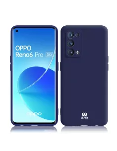 Oppo Reno 6 Pro Liquid Silicone Case - Midnight Blue | Ibroz