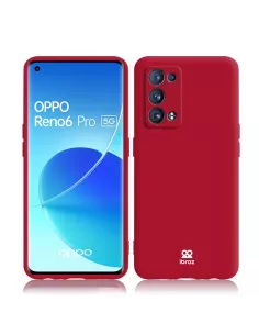 Oppo Reno 6 Pro Liquid Silicone Case - Red | Ibroz