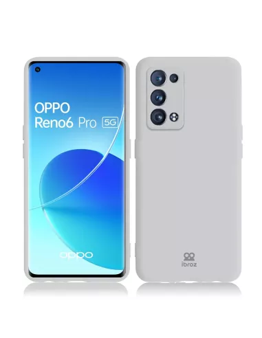 Oppo Reno 6 Pro Liquid Silicone Case - White | Ibroz